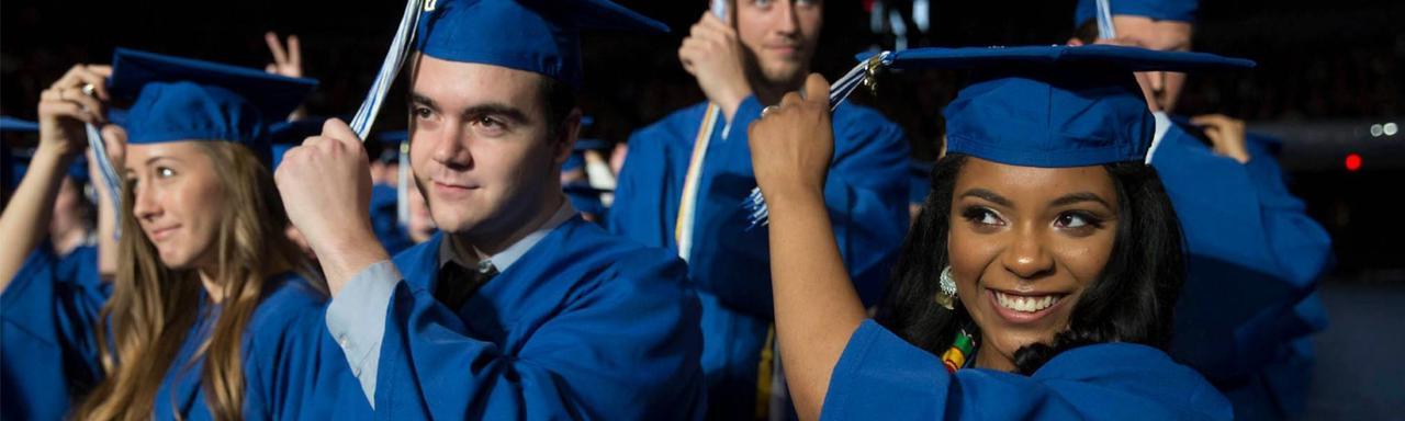 Students at Commencement